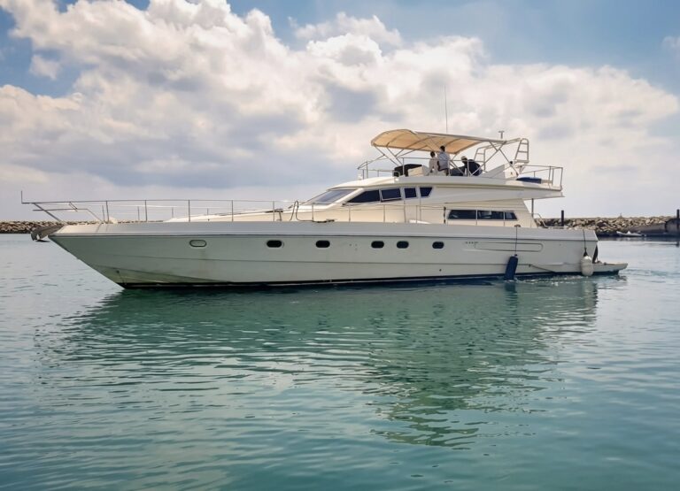 65ft Ferretti “Happy Hour” Yacht Charter Panama | Luxury Boat Rental from $1,500
