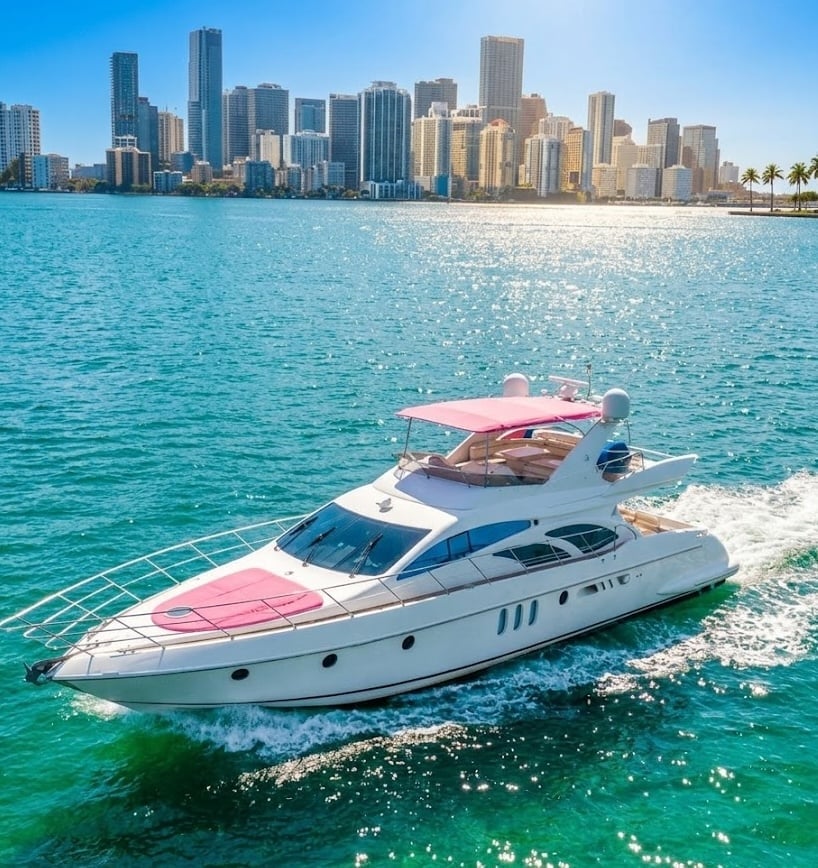 70ft Pink Azimut “Victoria”