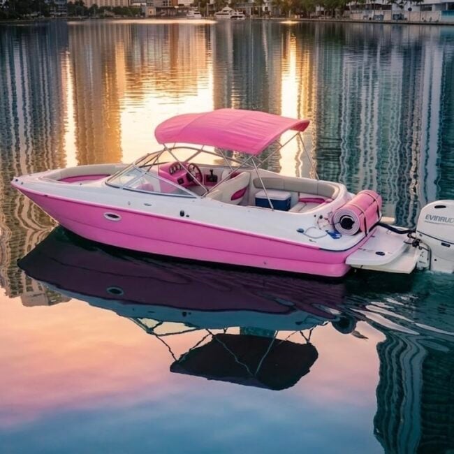 40ft Pink Test Yacht