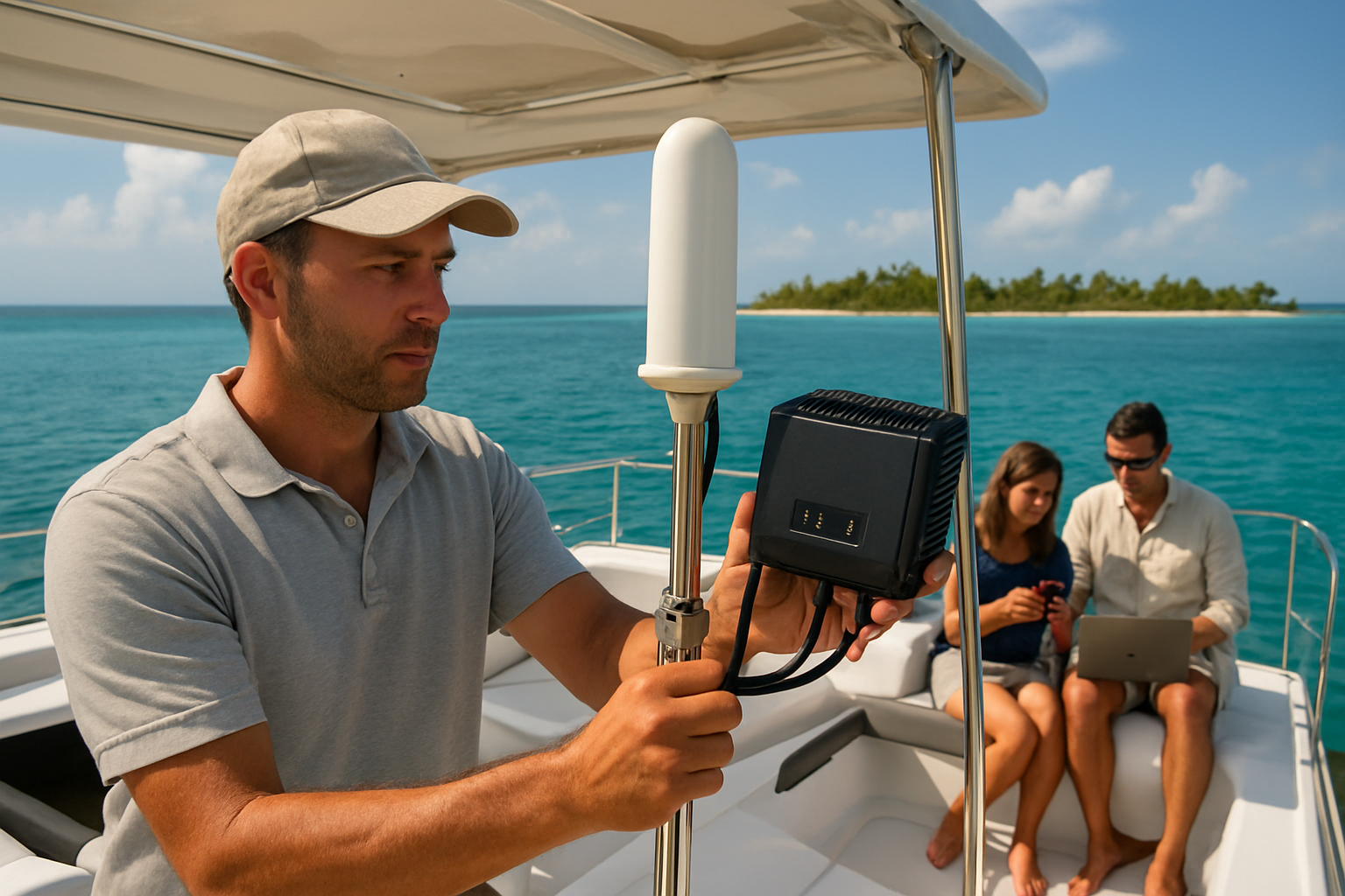 Connectivity Onboard: How Catamaran WiFi Typically Works