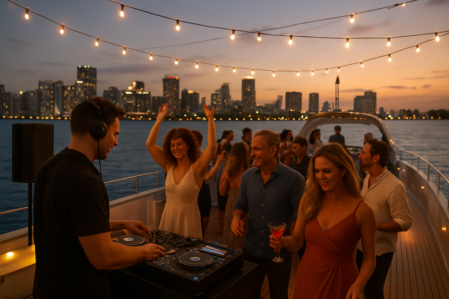 Onboard party flow & entertainment