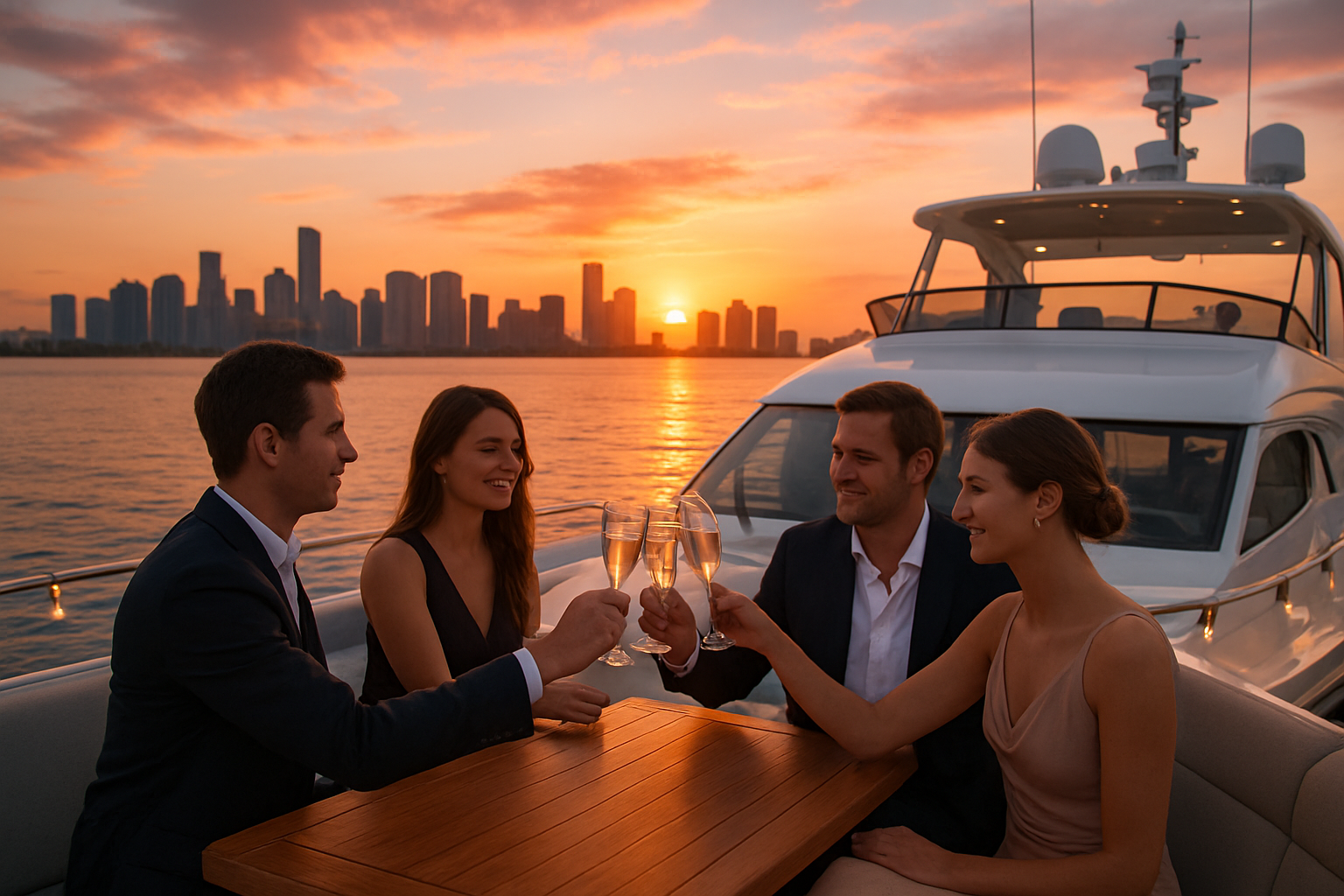 Sunset yacht party — why choose sunset